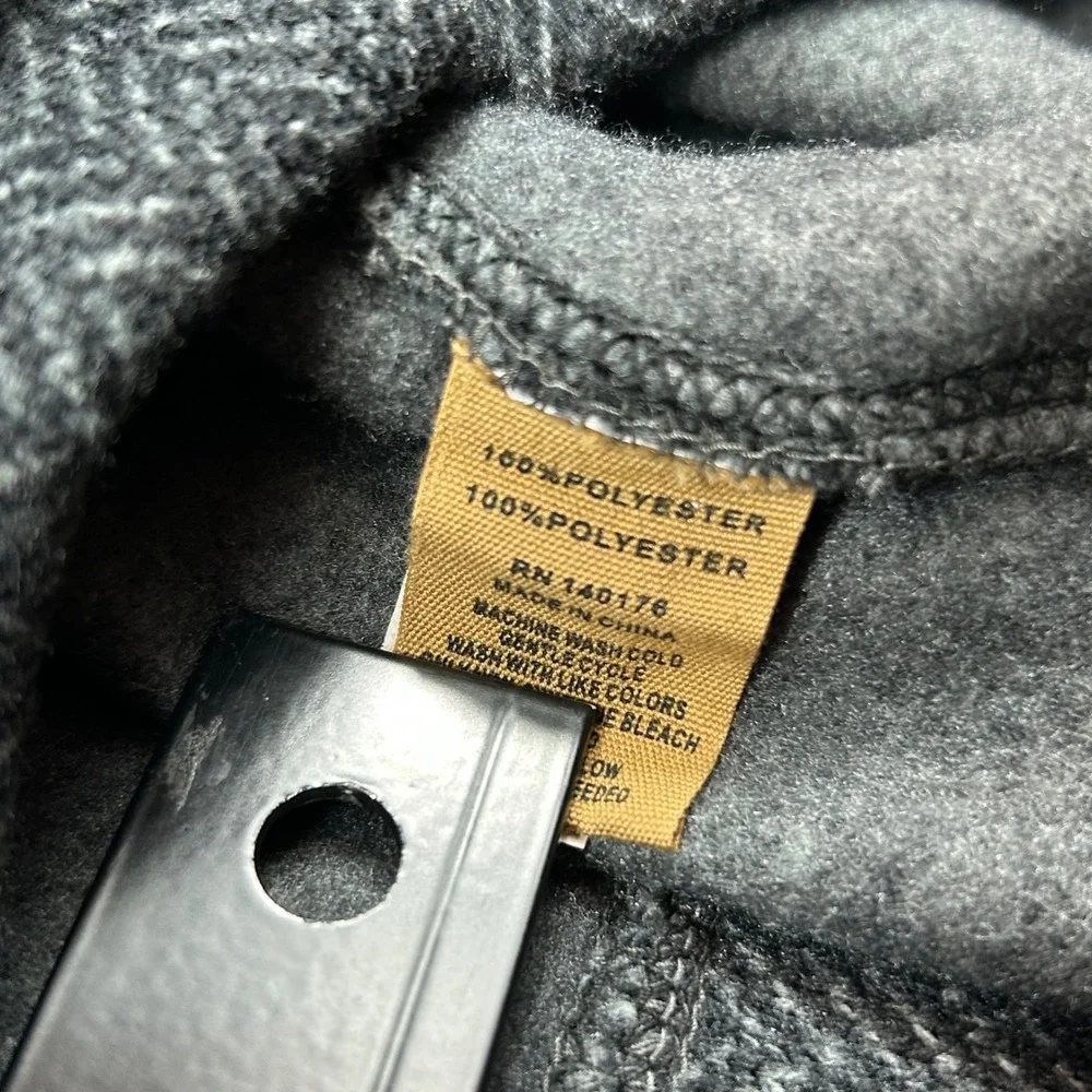 Jeremiah Mens XL Herringbone 1/4 Zip Pullover Sweatshirt‎ Gray Blue Long Sleeve